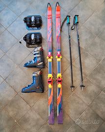 lotto materiale per scii