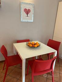 Tavolo allungabile e sedie Bontempi