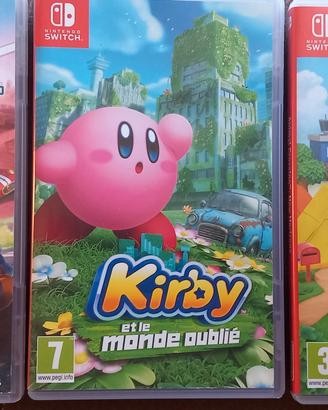 gardfield , kirby, animal crossing nintendo switch