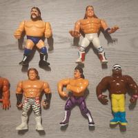 WWF HASBRO ANNI 90' LOTTO 6 FIGURES