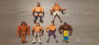 WWF HASBRO ANNI 90' LOTTO 6 FIGURES