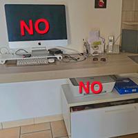 Soggiorno e angolo studio