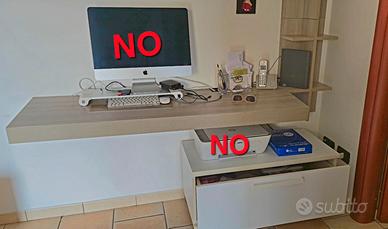 Soggiorno e angolo studio