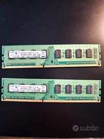 2 memorie memoria ram 2gb samsung