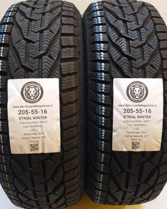 2 GOMME 205 55 16 STRIAL A56810