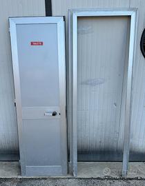 Porta in alluminio da 650 x H 2100 mm