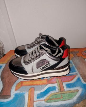 Sneakers Lancetti con Platform 