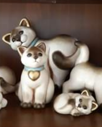 Thun collezione completa Gatti Siamesi