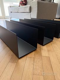 Mensole BOTKYRKA antracite 80 x 20 cm