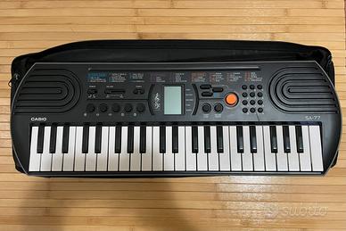 Tastiera Casio SA77 (pianola) + custodia