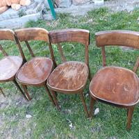 4 sedie legno
