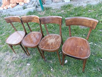 4 sedie legno