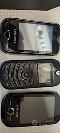3 cellulari Samsung Motorola da collezione vintage