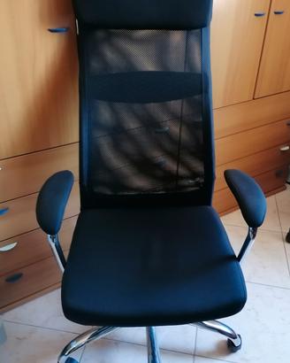 Sedia con ruote da ufficio/scrivania