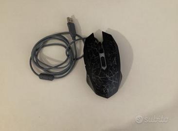 Mouse Gaming GAMESTART Nero Grigio
