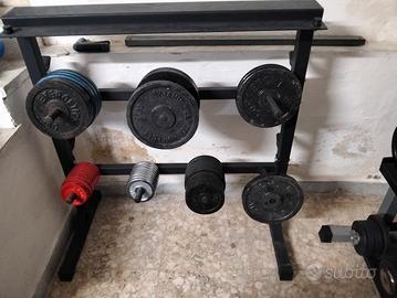 dischi pesi palestra ghisa 