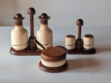 Raro Set Condimenti Vintage ARTEK 