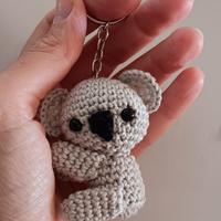 koala portachiavi amigurumi 