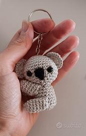 koala portachiavi amigurumi 