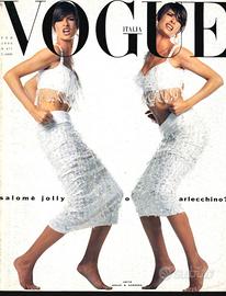 Vogue n.477 Febbraio 1990 Salomè Jolly o Arlecchin