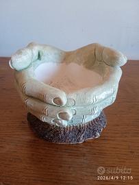 CACHEPOT..VASO A FORMA MANI GIUNTE 