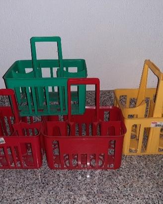 4 cestelli portabottiglie 