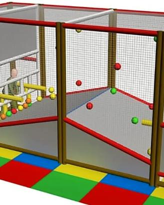 Struttura Cannoncini Spara Palline pe Parchi Gioco