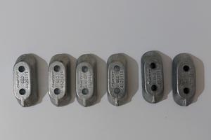 Zinchi anodi cavalletto piastra fuoribordo