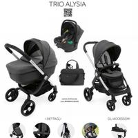 2 passeggini (gemelli)  trio chicco Alysia