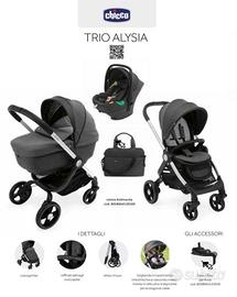 2 passeggini (gemelli)  trio chicco Alysia