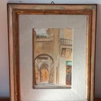 Quadro olio su tela R. Bagnoli