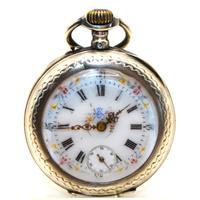 Stupendo orologio tasca argento fine 1800