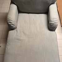 Poltrona Ikea con seduta lunga