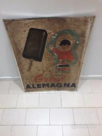 targa tabella cartello alemagna originale