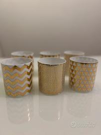 Bicchieri/vasetti decorativi l’oca nera