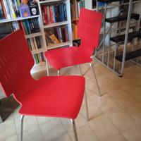 coppia sedie scavolini scenery in legno laccato