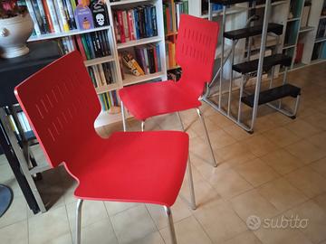 coppia sedie scavolini scenery in legno laccato