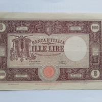 1000 lire grande " M" Barbetti d.m. 18.01.1947