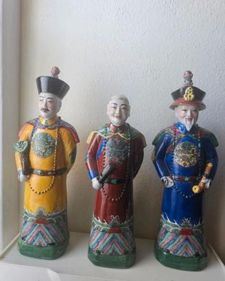 Statuine cinesi  in porcellana