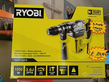 MARTELLO TASSELLATORE RYOBI RSDS1050-K 1050W SDS+ 