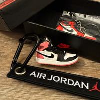 Jordan 1 high pink - portachiavi keychain