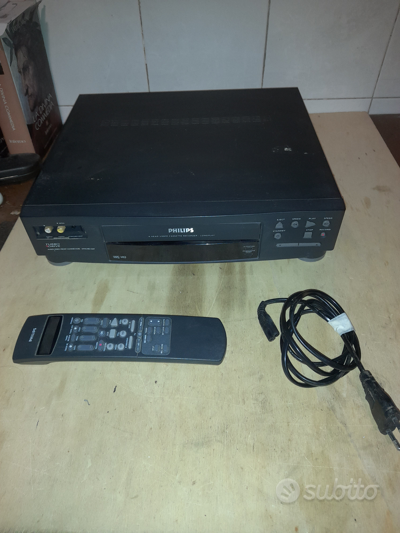 Videoregistratore Vhs Philips VR 442, Audio/Video In