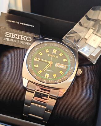 Seiko Recraft SNKM97 green stupendo