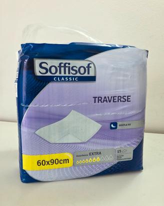 Lotto 3 confezioni traverse salvaletto Soffisof 