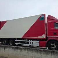 scania 380 motrice frigo 3 assi pneumatico