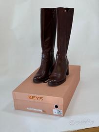 Stivali KEYS pelle marrone donna Abbigliamento e Accessori In vendita a Torino