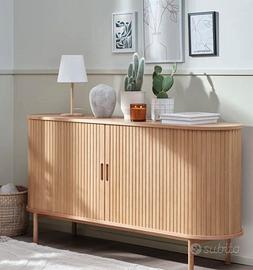Madia credenza ovale in legno