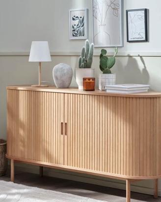 Madia credenza ovale in legno