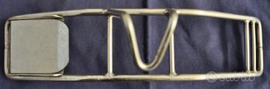 Piastra lunga  con sgancio rapido in acciaio inox