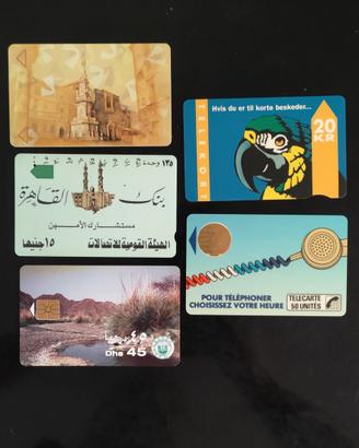 Lotto Schede Telefoniche Vintage anni '90